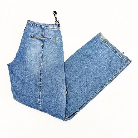 Marithe Francois Girbaud Cargo Pant Y2K Vintage Denim Jeans Wide Leg Size 30 - Picture 10 of 10